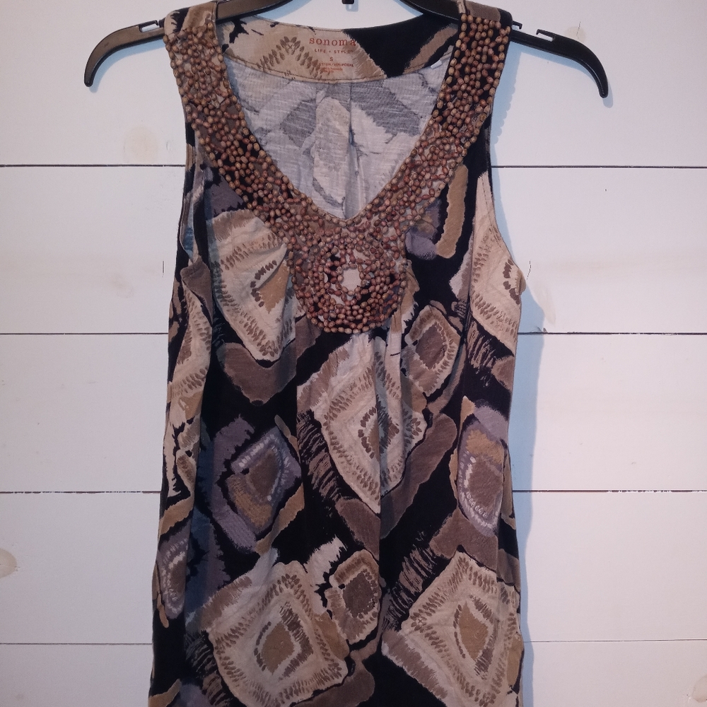 Sonoma Beaded Tank Top